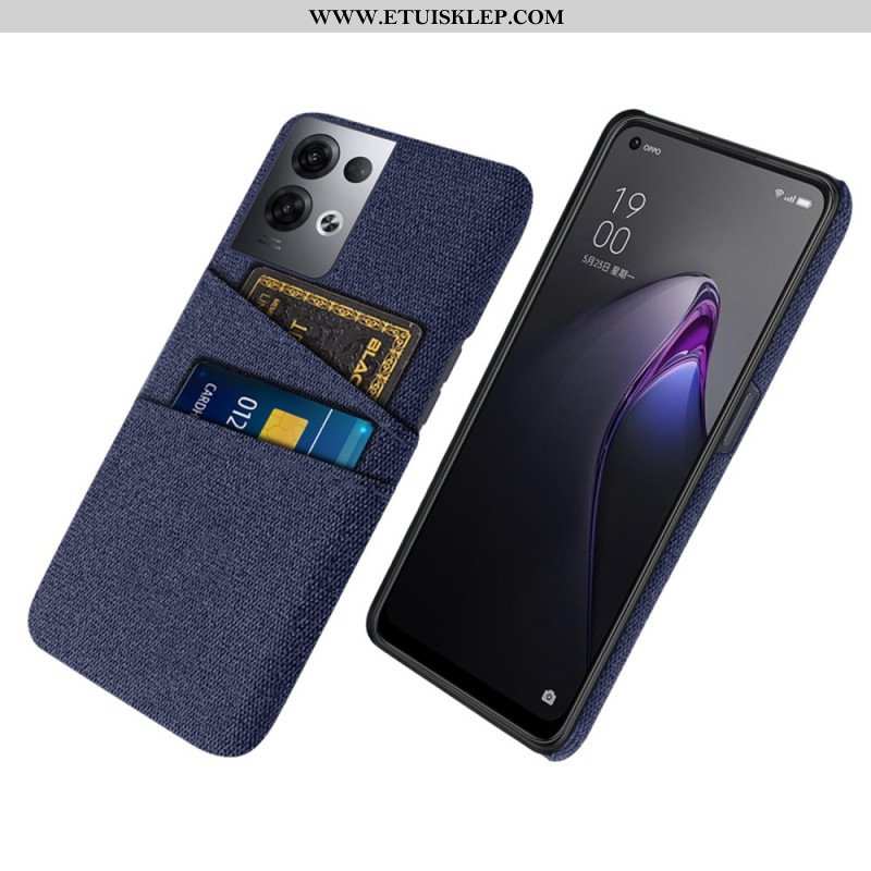 Etui do Oppo Reno 8 Pro Tkanina Na Karty